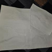 Completo lenzuola lino pizzo antico