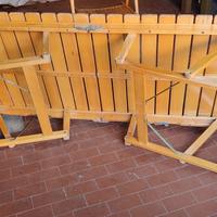 tavolo in legno faggio da campeggio