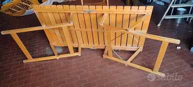 tavolo in legno faggio da campeggio