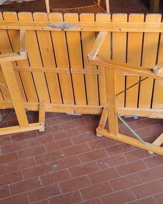 tavolo in legno faggio da campeggio