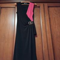 abito elegante con coprispalle