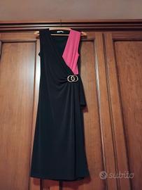 abito elegante con coprispalle