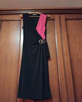 abito elegante con coprispalle