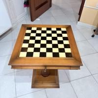 Tavolino Scacchiera antica