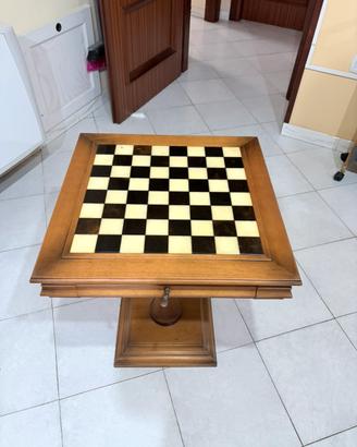 Tavolino Scacchiera antica