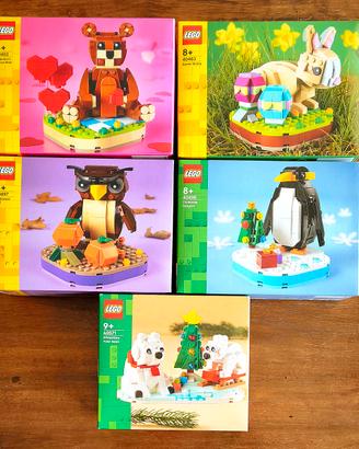 Lego 40462+40463+40497+40498+40571 Collez Anim