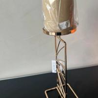 Portacandela Pavone Metallo Oro Henriette