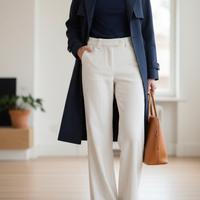 Pantaloni New Penny velluto bianco Vintage Y2K