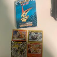 4 carte pokemon + album