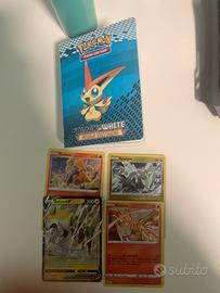 4 carte pokemon + album