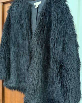Giacca di pelo sintetica zara