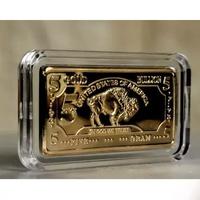 Lingotto da 5 gr. "100 MILLS BUFFALO AMERICANO"