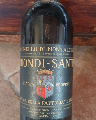 Brunello di Montalcino Biondi Santi 1978