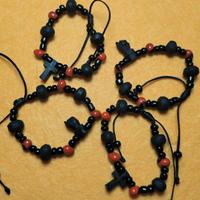 Bracciale originale in giaietto e peonia per bamb 