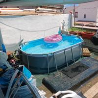 piscina fuori terra ovale bestway 