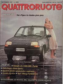 Rivista Quattroruote Settembre 1987 (N°383)