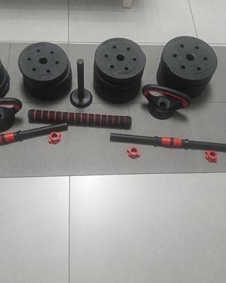 Set pesi palestra 