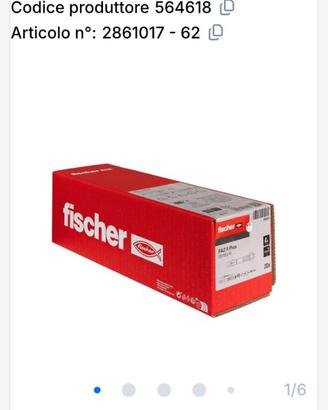Fischer 564583 FAZ II Plus 10/80 Ancoraggio a cune