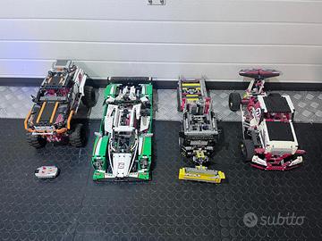 Lego Technic  lotto 4 veicoli a batteria NO KG