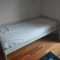 letto singolo 2mtx90 con materasso