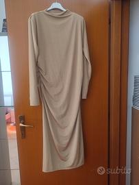 vestito dorato intero