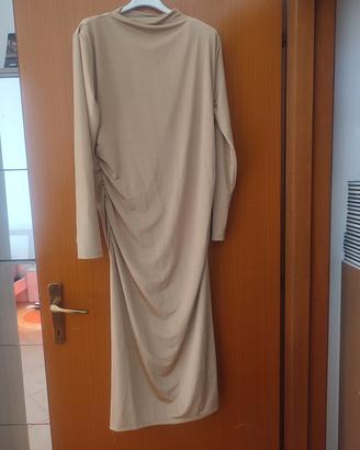 vestito dorato intero