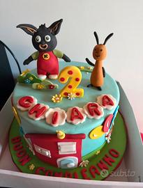 Torta scenografica a tema Bing