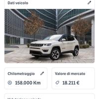 Jeep compass gancio e rimorchio