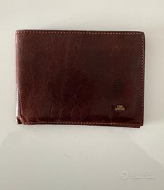 portafoglio The Bridge in vera pelle,