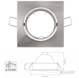 N. 20 Porta faretto orientabile lampade led