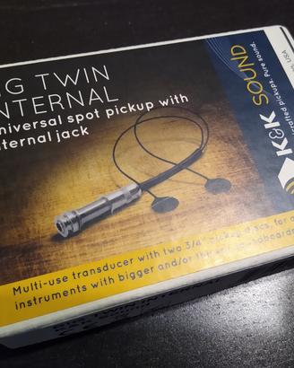 Microfono a contatto Big Twin K&K