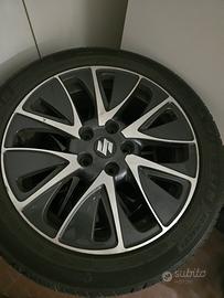 gomme estive + cerchi in lega 17" originali suzuki