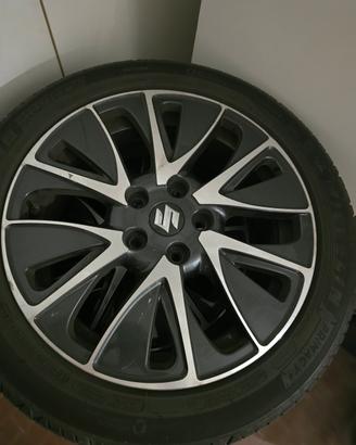 gomme estive + cerchi in lega 17" originali suzuki
