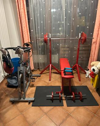 Attrezzatura palestra casa