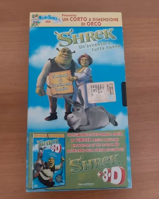 VHS Shrek un corto a dimensione di orco