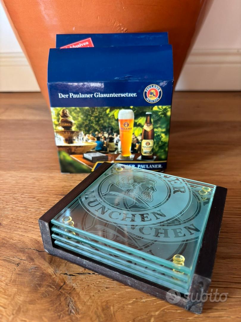 Cendrier Publicitaire Vintage Paulaner München – Verre à 3 Fentes, Collection