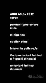 cerc0 pezzi audi a3 8v 2017