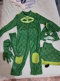 Vestito carnevale geco pjmask 4/5 anni