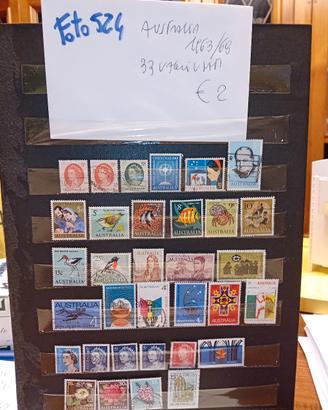 Australia francobolli usati 