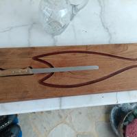 tagliere per salmone affumicato