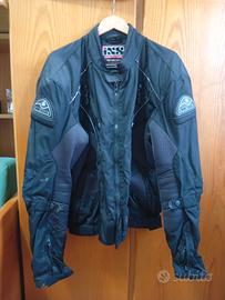 giacca moto scooter marca ISS nera 