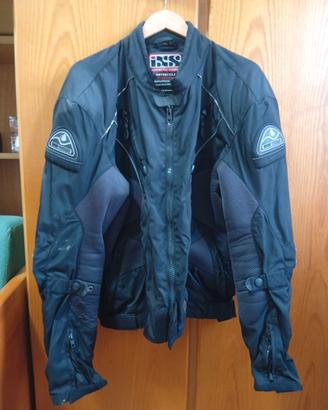 giacca moto scooter marca ISS nera 