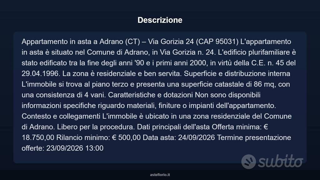 Appartamento – Adrano, Catania - Vista 3