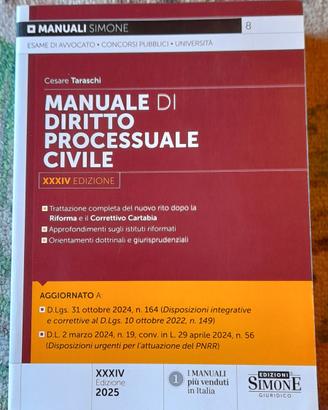 Manuale Diritto processuale civile