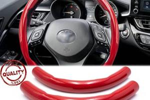 COPRIVOLANTE per TOYOTA in FIBRA CARBONIO Rosso