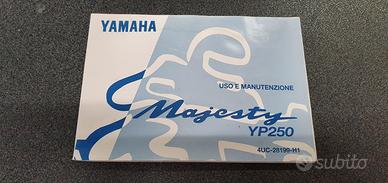 USO E MANUTENZIONE MANUALE YAMAHA MAJESTY 250 - 4U