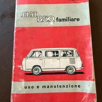 FIAT 850 PULMINO - Manuale USO & MANUTENZIONE
