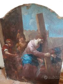dipinto olio su tela del 600