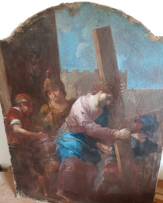 dipinto olio su tela del 600