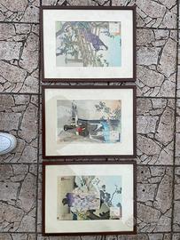 Quadri illustrazioni giapponesi